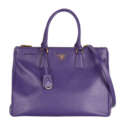 Large Galleria, Saffiano, Purple, MII, S/ DB/ AC, 3*